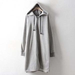 후디집업 빅사이즈 중년 큰옷 박시 기모 WWw143 임부