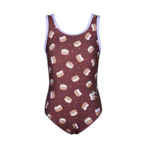 [레노마수영복]여아 마카롱 원피스수영복 브라운 RN-GS2E805-BR