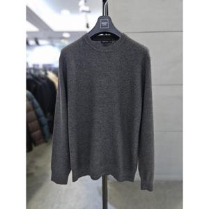 바쏘옴므 세이브존03 바쏘옴므 간절기 차콜 면혼방 라운드 와플 니트 WSAFA1WR01A