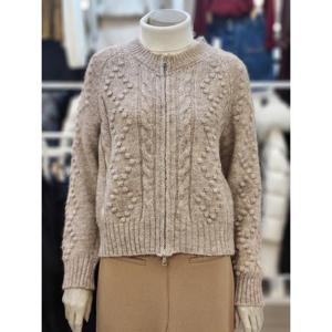 SOUP 세이브존07 라운드넥 집업 니트 가디건 SBAGD311