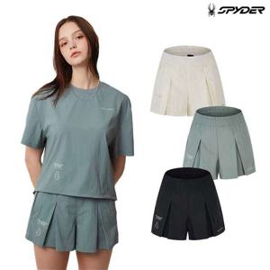 [스파이더] 여성 에어리 피스테 우븐 반바지 SPJMCNTR353W
