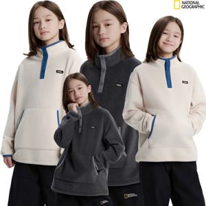 내셔널지오그래픽키즈 마이크로플리스 반집업 K254USW070