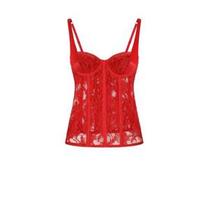 돌체앤가바나 레이스 디테일 코르셋 탑  O7D16TONL36