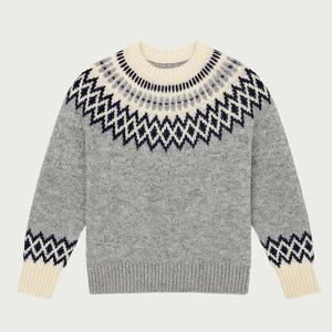 [행텐 틴즈]행텐]여성 노르딕 패턴 니트 풀오버_055(10540-140-816-37)