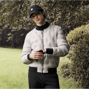 [레노마골프]25FW 남성 자수 튜브 스타디움넥 다운 점퍼 RMDJO43