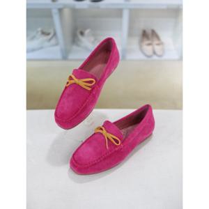 [코디엘루]소가죽 리본장식 여성 모던 로퍼 1cm CDMD500968