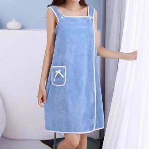 여성 귀여운 샤워가운 타올 집들이 선물 홈웨어 원피