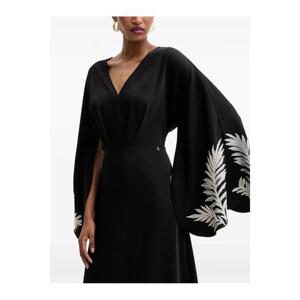 25 FW 게스 나뭇잎 자수 V넥 드레스 W5YK1AWHCU2 TP445958162