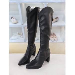 [블리아르]심플 하이힐 여성 캐주얼 롱부츠 7cm BLMD501027