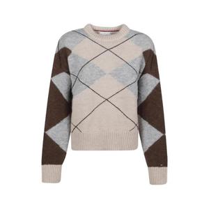 25 FW 타미힐피거 아가일 니트 스웨터 WW0WW474640HL TP446007763