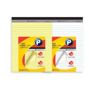수첩 프린텍 리갈패드 LP150 150x203mm 50매 백색