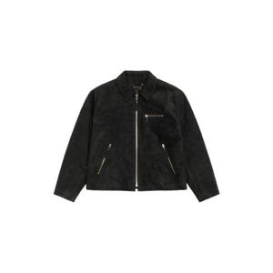 스투시 빙 자켓 스웨이드 블랙 115754