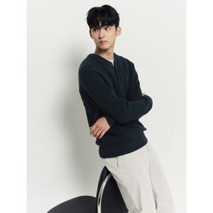 [빈폴멘] 버튼넥 풀오버 니트  그린 (BC5951C32M)