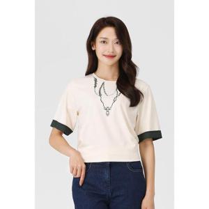 PAT 세이브존03 5부우븐배색티셔츠 1K65301