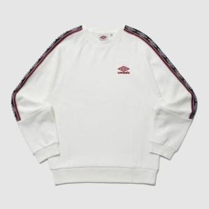 엄브로긴팔티 KQF UP421CFSO6-SCW HBL OG 테이프라인 맨투맨 / IVORY