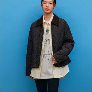 [랩]MARIO레오파드 퀼팅 패딩점퍼 AQ4PDA66