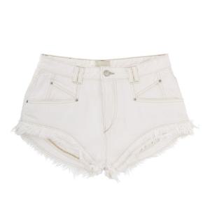 이자벨마랑 프레이드 헴 데님 쇼츠 SH0283FA D1H02I20WH