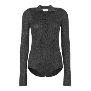 [THE FRANKIE SHOP] 라프리마 여성 폴로 Solana 바디수트 POFS21509130 블랙 /8