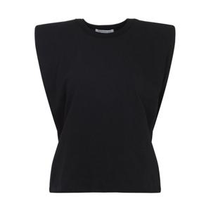 [THE FRANKIE SHOP] 라프리마 여성 티셔츠 Eva 패디드 숄더 머슬 TSFS084051100 블랙 /8