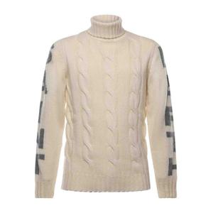 [MC2 SAINT BARTH] 라프리마 남성 터틀넥 폴로 necks 위드 로고 FIS000100090I 화이트 /8