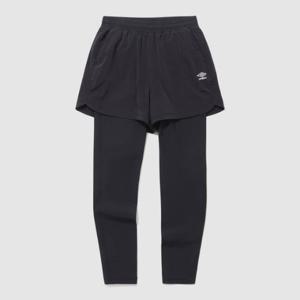 엄브로바지 CQK UQ122SPF11-BLK 액티브 베이직 우먼스 팬츠 투인원 레깅스 / BLACK