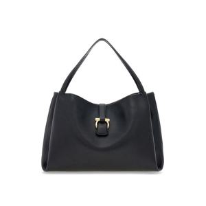 [SALVATORE FERRAGAMO] 라프리마 여성 숄더 백 미디엄 레더 220E14 블랙 /8