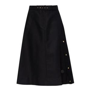 [MONCLER] 라프리마 여성 니 Length 미디 스커트 2D00011598PB999 블랙 /8