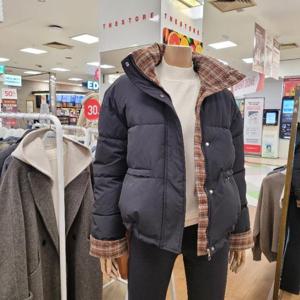 더스토아 HC39 체크배색패딩셀리JP 5VND401