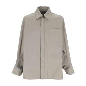 26 SS 보테가 베네타 트윌 오버셔츠 자켓 화이트 761431V2T10