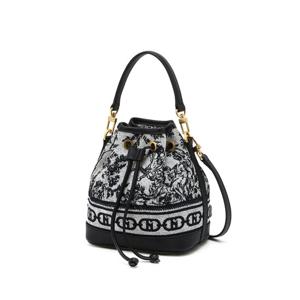 [H.Toile] 뜨왈드주이 네이비 자카드 복조리 미니 크로스백 HIWA6E310N3