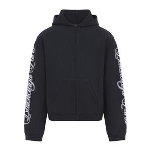 발렌시아가 그래픽 슬리브 레귤러 후드 집업 851236TTVM8 6552