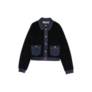 마쥬 데님 트리밍 시어링 재킷 MFPBL00815