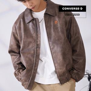 [컨버스공식] 포우 레더 패디드 재킷 엔진 스모크 UCJ413-GC5