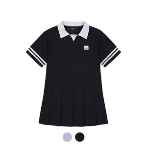 [폴햄키즈][폴햄키즈] 시그니처 여아 쿨텐션 카라 원피스_PKE2OO