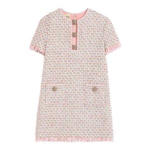 [VALENTINO] 라프리마 여성 숏 트위드 원피스 BVADW59E5M12 Multicolour /8