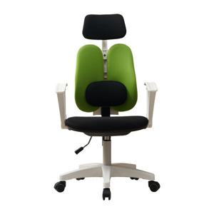 A003 화이트바디 마블방석 헤드요추 메쉬 사무용의자