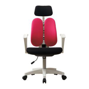 A003 화이트바디 발포방석 헤드 메쉬 사무용의자