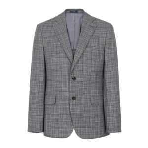 바쏘 울 블렌디드 멀티 글랜체크 자켓(BSY1JS44A)