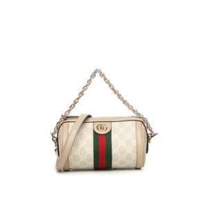 [GUCCI] 라프리마 여성 크로스 바디 백 Ophidia 미니 Cylinder 인 Gg 캔버스 795208UULAG9682 베이지 /8