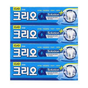 크리오 알파솔루션플러스 치약 120g 4입