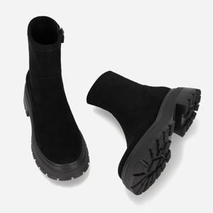 [엘칸토(여성화)]여성스웨이드스판쿠션앵클부츠LCWA69U54C