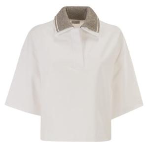 브루넬로 쿠치넬리 폴로 티셔츠 ML946SP105 WHITE