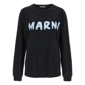 (명품) 마르니 로고 코튼 긴팔 티셔츠 THJE0294