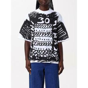 (명품) 마르니 블랙 케이크 프린트 티셔츠 THJE02