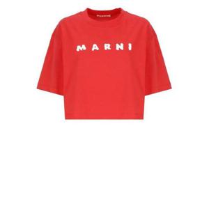 (명품) 마르니 로고 디테일 박시 티셔츠 THJE033