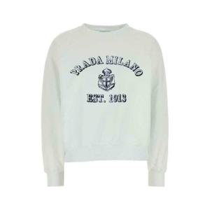 (명품) 프라다 코튼 크루넥 스웨트셔츠 134716 1