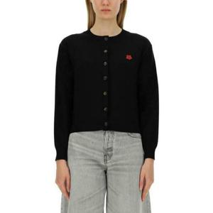 (명품) 겐조 보크 플라워 패치 울 가디건 FE62CA