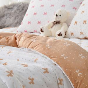 [샤이닝홈]요아린 보우벨 극세사 양면 차렵이불 풀세트 SS