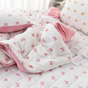 [샤이닝홈]요아린 보우벨 극세사 논슬립 침대패드 Q