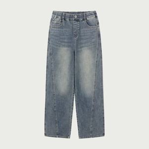 [행텐 틴즈]행텐틴즈 여아 커팅 라인 와이드 데님팬츠_254(14560-155-206-10)